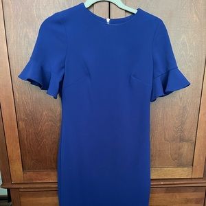 Blue Calvin Klein dress